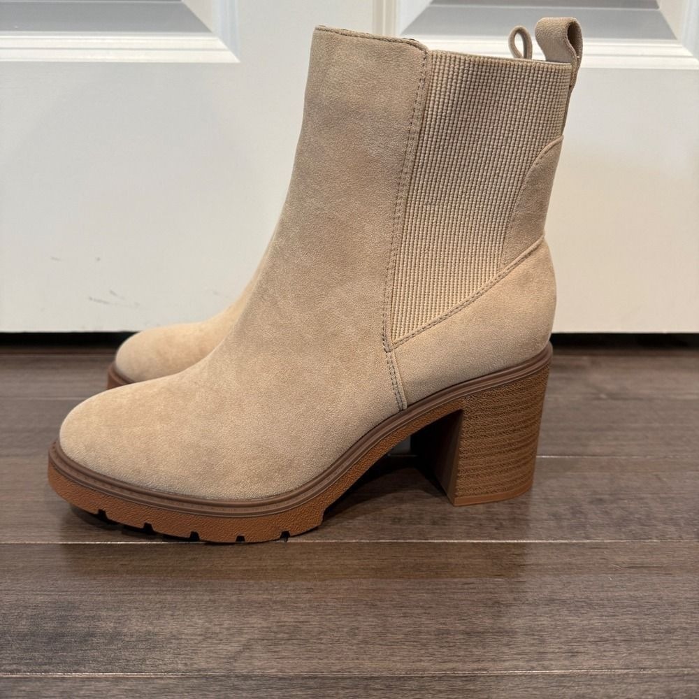 Altar'd‎ State Rachel Booties Rapid Sand Block Heel Ankle Boots Size 10